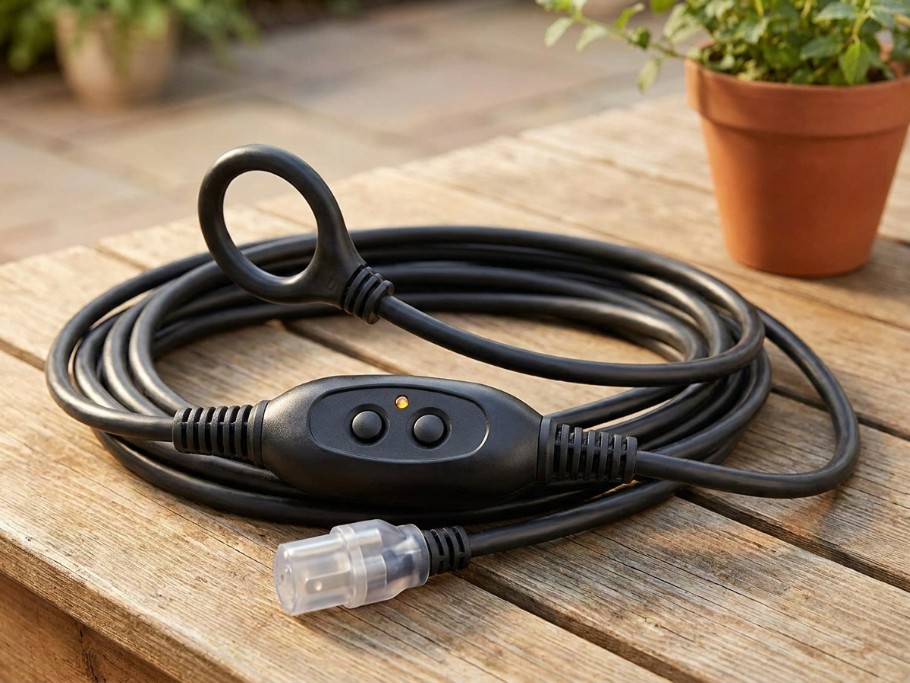 DEWENWILS 3 FT Automatic Reset GFCI Extension Cord Outdoor